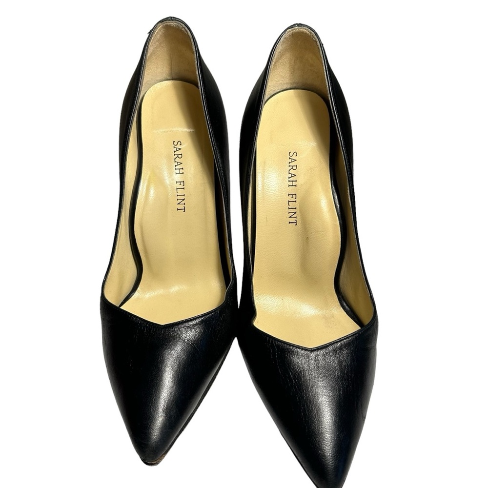 Sarah Flint Handmade in Italy Leather Heels Sz 37.5 (7)